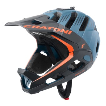 Cratoni MTB-Fahrradhelm Madroc Pro petrol matt S/M (54-58cm)