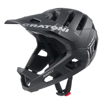 Cratoni MTB-Fahrradhelm Madroc schwarz matt S/M (54-58cm)