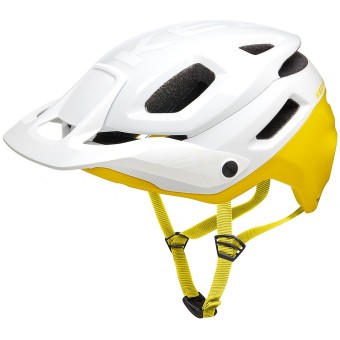 MTB Fahrradhelm Pector ME-1, weiß-gelb 