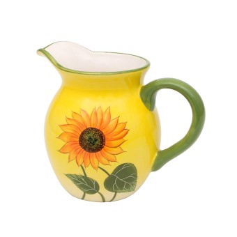 Neuetischkultur Keramik Milchkrug Sonnenblume 