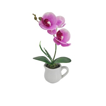 NTK-Collection Kunstblume pink Orchidee im Topf Leilani 