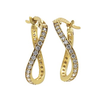 Celesta Gold Ohrring 375/- Gelbgold Zirkonia 