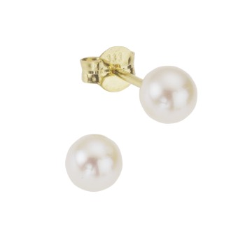 Ohrstecker 375/- Gelbgold Perle 