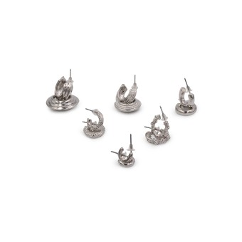 Steuer Modeschmuck Ohrstecker-Set Ohrstecker-Set 6 Paare 