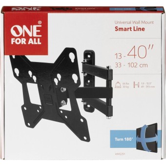 One For All Halterung TV One for All TV Wandhalterung 40" Smart Turn 180 WM2251 