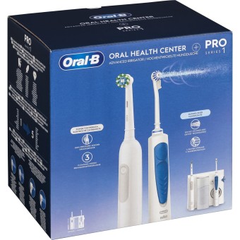 Oral B Zahnpflege Center OxyJet Munddusche + Oral-B Pro 1 