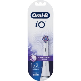 Oral B Zahnpflege iO Aufsteckbürsten Radiant White 2er 