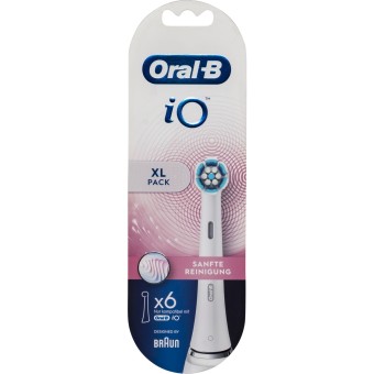 Oral B Zahnpflege iO Aufsteckbürsten Sanfte Reinigung 6er 