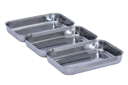 Maximex Panier-Set Edelstahl 3-teilig, rostfrei, spülmaschinengeeignet 