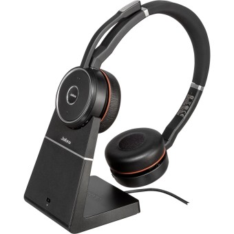 Jabra PC-Headset Evolve 75 SE MS Wireless On-Ear Headset m. Ladestation 