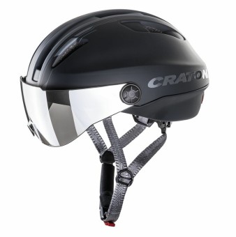 Cratoni Pedelec Fahrradhelm Evo schwarz/anthrazit matt 53-57cm