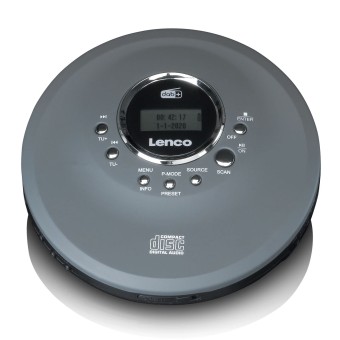 Lenco Portable CD-Player CD-400 grau 