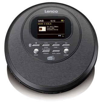 Lenco Portable CD-Player CD-500BK 