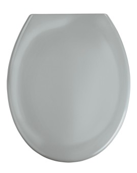 Wenko Premium WC-Sitz Ottana Hellgrau, aus antibakteriellem Duroplast 