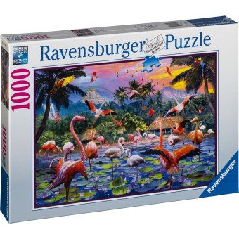 Ravensburger Puzzle Pinke Flamingos 1000 Teile 