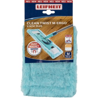 Leifheit Reinigungszubehör Wischbezug Clean Twist M Ergo static plus 