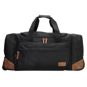 HTI-Living Reisetasche mit Rollen Schwarz 