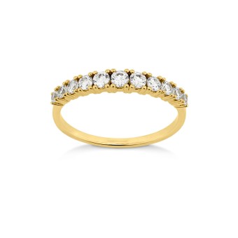 Orolino Ring 333/- Gelbgold Zirkonia 054 (17,2)