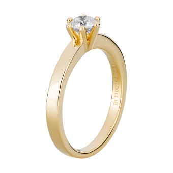 Orolino Ring 585/- Gelbgold 1 Brill. 0,50 ct. 056 (17,8)