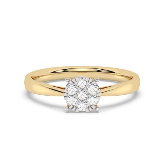 Diam Addict Ring 585 Gelbgold mit im Labor gezüchtetem Diamanten 054 (17,2)