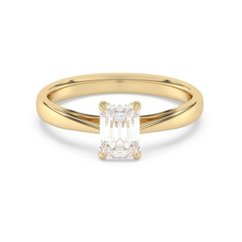 Ring 585 Gold mit im Labor gezüchteten Diamanten 1,0ct. 054 (17,2)