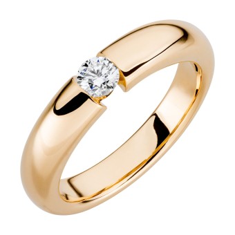 Orolino Ring 750/- Gelbgold 1 Brill. 0,25 ct. 056 (17,8)