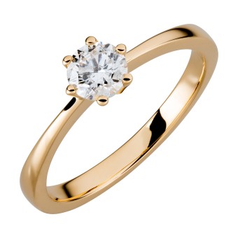 Orolino Ring 750/- Gelbgold 1 Brill. 0,50 ct. 058 (18,5)