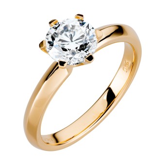 Orolino Ring 750/- Gelbgold 1 Brill. 1,50 ct. 056 (17,8)