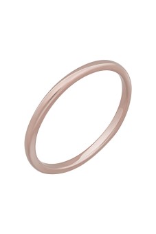 CAI Ring 925 Silber rosé vergoldet Basic Stacking 048 (15,3)