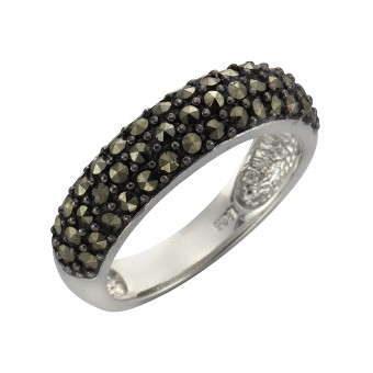 Ring 925/- Sterling Silber Markasit 052 (16,6)