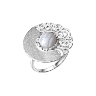 Ring 925/- Sterling Silber rhodiniert 064 (20,4)