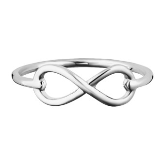 CAI Ring 925/- Sterling Silber rhodiniert Infinity 050 (15,9)