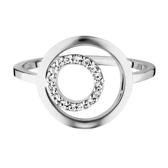 CAI Ring 925/- Sterling Silber rhodiniert Topas 050 (15,9)