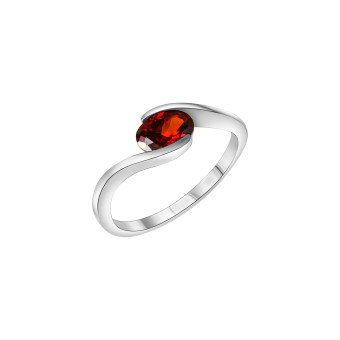 Ring 925-Sterling Silber rhodiniert Zirkonia 052 (16,6)