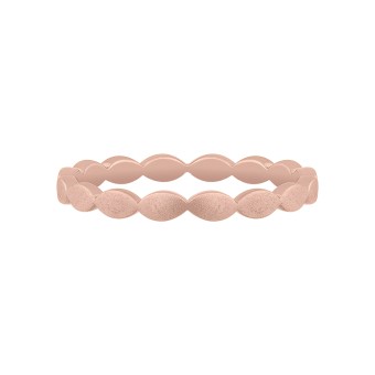 CAI Ring 925/- Sterling Silber rosévergoldet mattiert Stacking 050 (15,9)