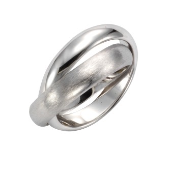 Celesta Ring 925 Sterling Silber zweireihig 054 (17,2)