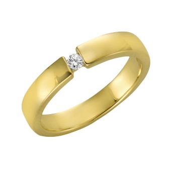 Diamonds by Ellen K. Ring Gold 375 mit 1x Brillant 0,05ct. 016 (50,5)