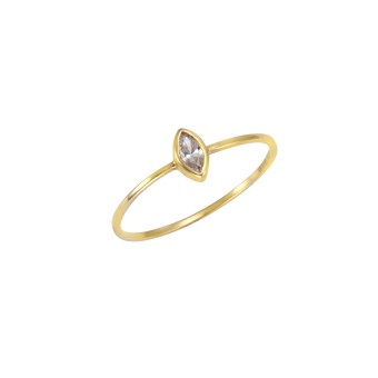 Ring Gold 375 Zirkonia weiß 050 (15,9)