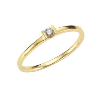 Orolino Ring Gold 585 mit Brillant 0,07ct. 052 (16,6)