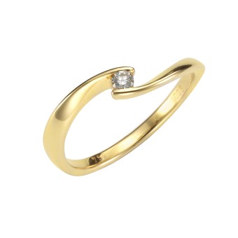 Orolino Ring Gold 750 mit Brillant 0,06ct. 052 (16,6)