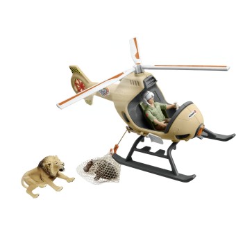 Schleich® Wild Life 42476 Helikopter Tierrettung 