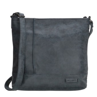 HTI-Living Schultertasche Umhängetasche Kunstleder 29 Blau