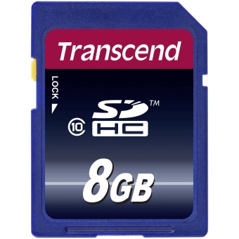 Transcend SD Speicherkarte SDHC 8GB Class 10 