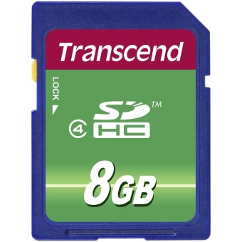 Transcend SD Speicherkarte SDHC 8GB Class 4 