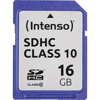 Intenso SD Speicherkarte SDHC Card 16GB Class 10 