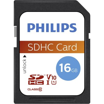 Philips SD Speicherkarte SDHC Card 16GB Class 10 UHS-I U1 