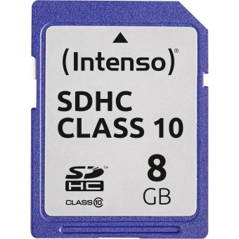 Intenso SD Speicherkarte SDHC Card 8GB Class 10 