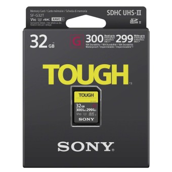 Sony SD Speicherkarte SDHC G Tough series 32GB UHS-II Class 10 U3 V90 