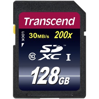 Transcend SD Speicherkarte SDXC 128GB Class 10 