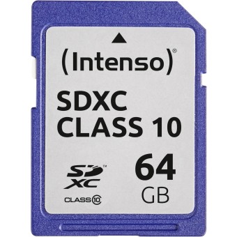 Intenso SD Speicherkarte SDXC Card 64GB Class 10 